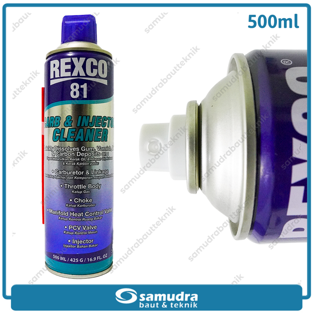 Pembersih Karburator REXCO 81 500 ml Carb Injector Cleaner Mobil Motor