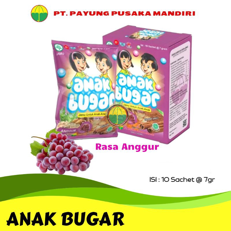 

Jamu Anak Bugar Rasa Anggur