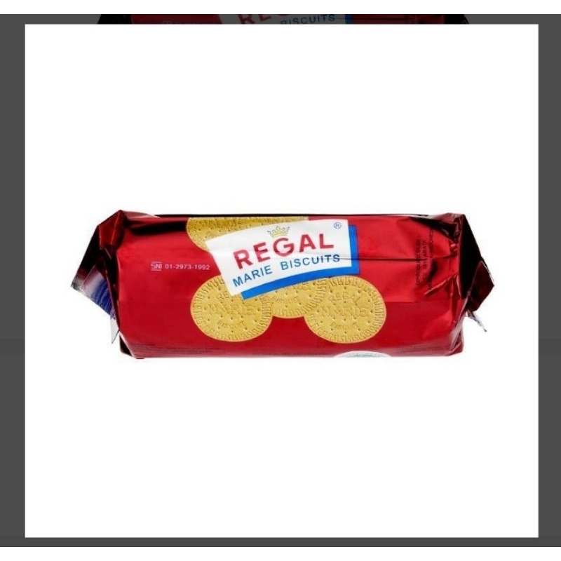 

REGAL Biskuit Marie Superior 230 Gram Exp Date 11 November 2024