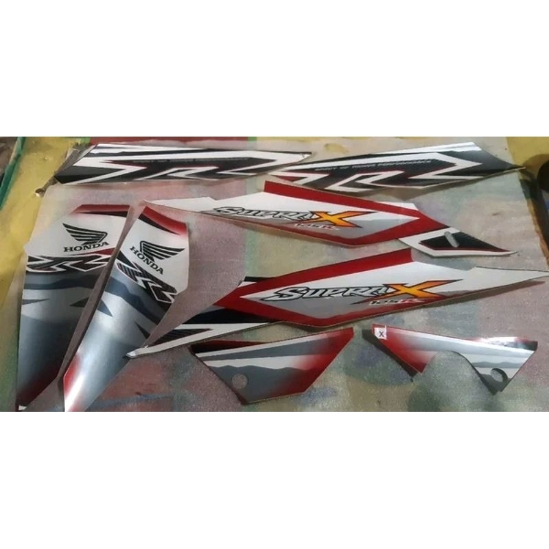 original AHM Astra Honda motor HGP Honda genuine part NOS striping stiker bok cover body full set as