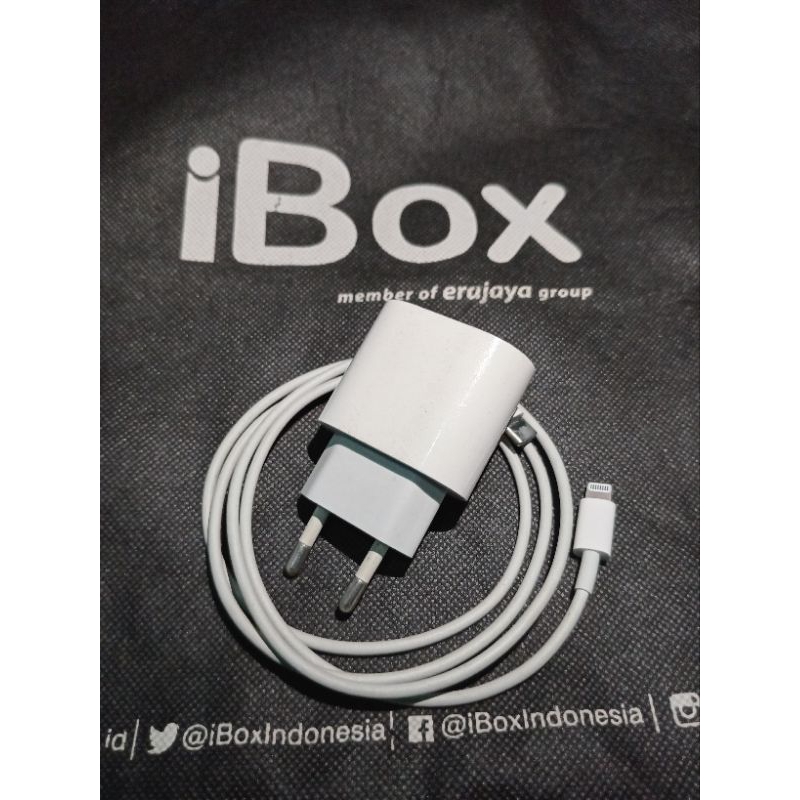Charger iPhone Original iBox 20W Satu Set With Kabel
