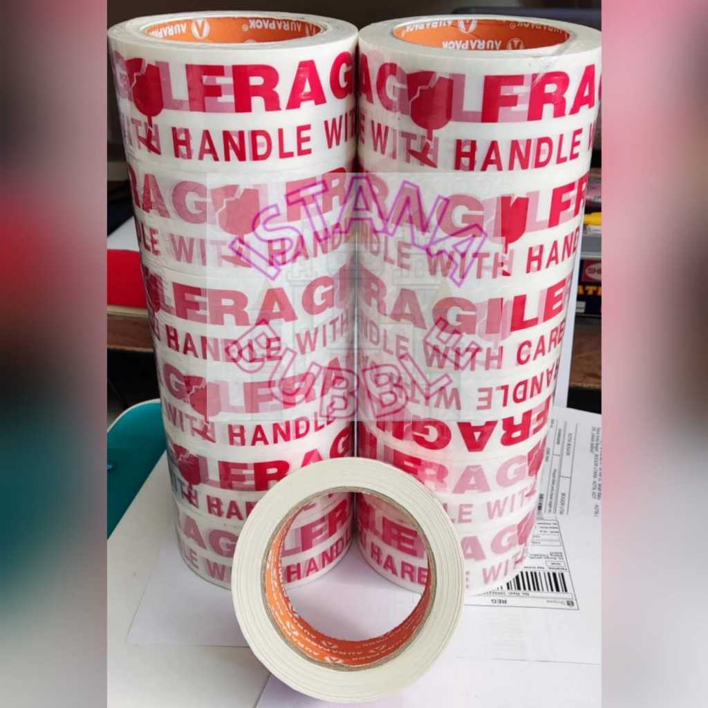 

LAKBAN FRAGILE PUTIH TERLARIS 48 x 80yard