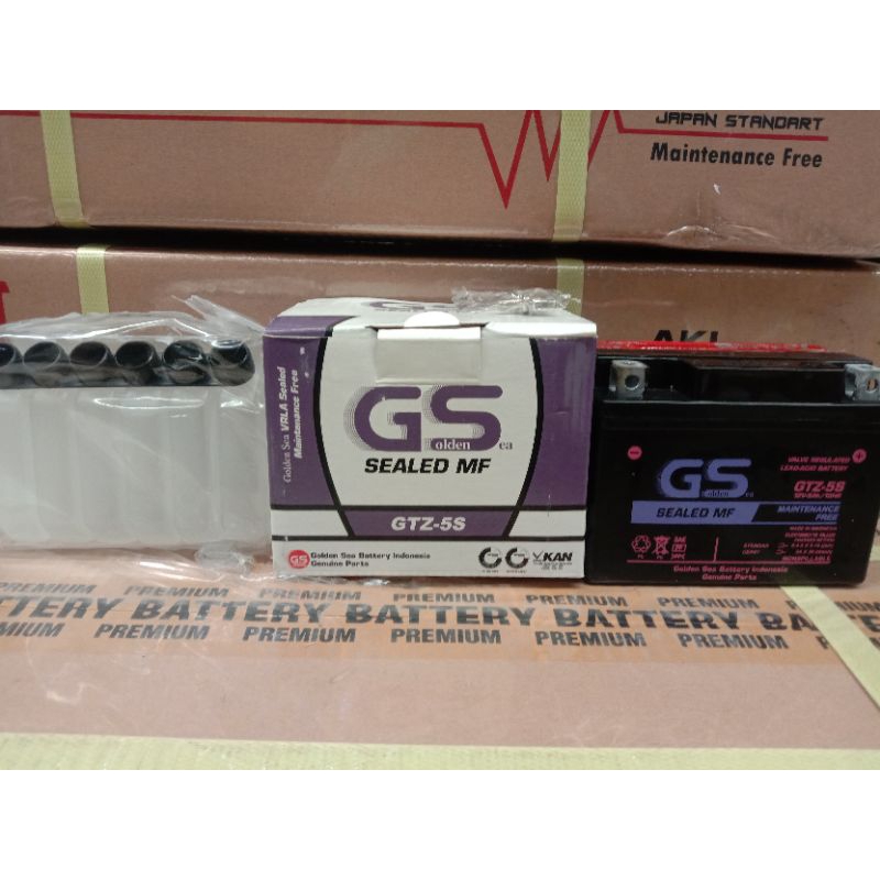 aki accu semi kering GS beat Vario Scoopy beat F1 beat esp Vario 110 Vario 125 Vario 150 crf Vixion 