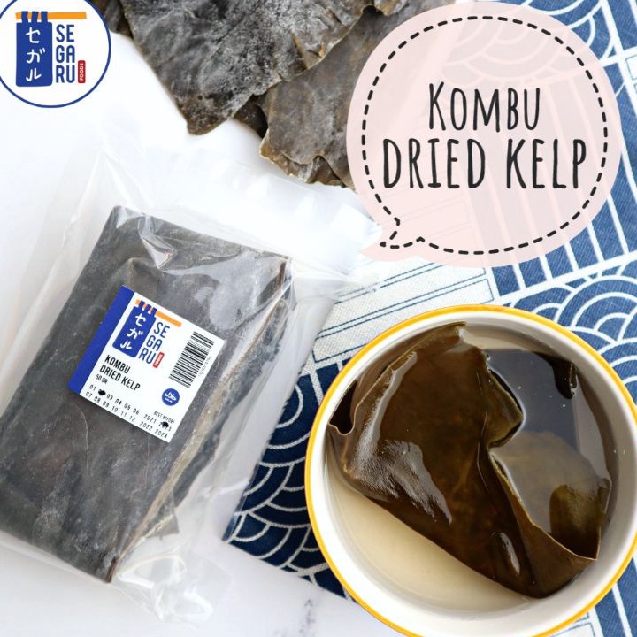 

➮Ready Kombu / Konbu / Dried Kelp Dashi / Rumput Laut Kering 50 gr W34 ✼