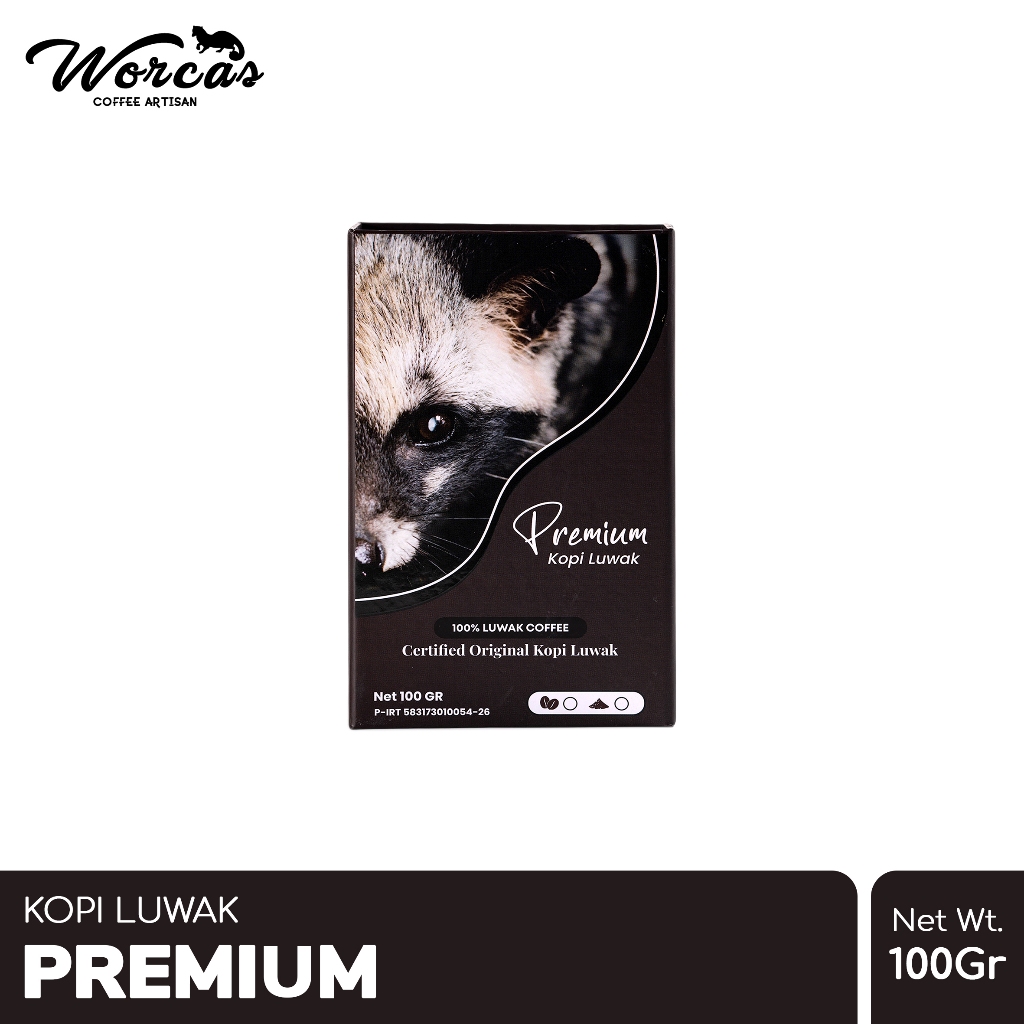 

WORCAS Premium Luwak Coffee 100gr - Classic Box Kopi Luwak