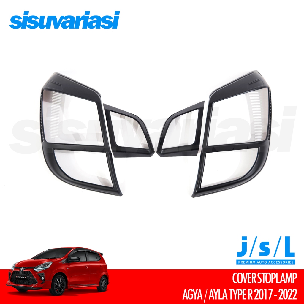 Cover Garnish Lampu Belakang Ayla 1.2 2017 2018 2019 2020 2021 2022 JSL Aksesoris Mobil