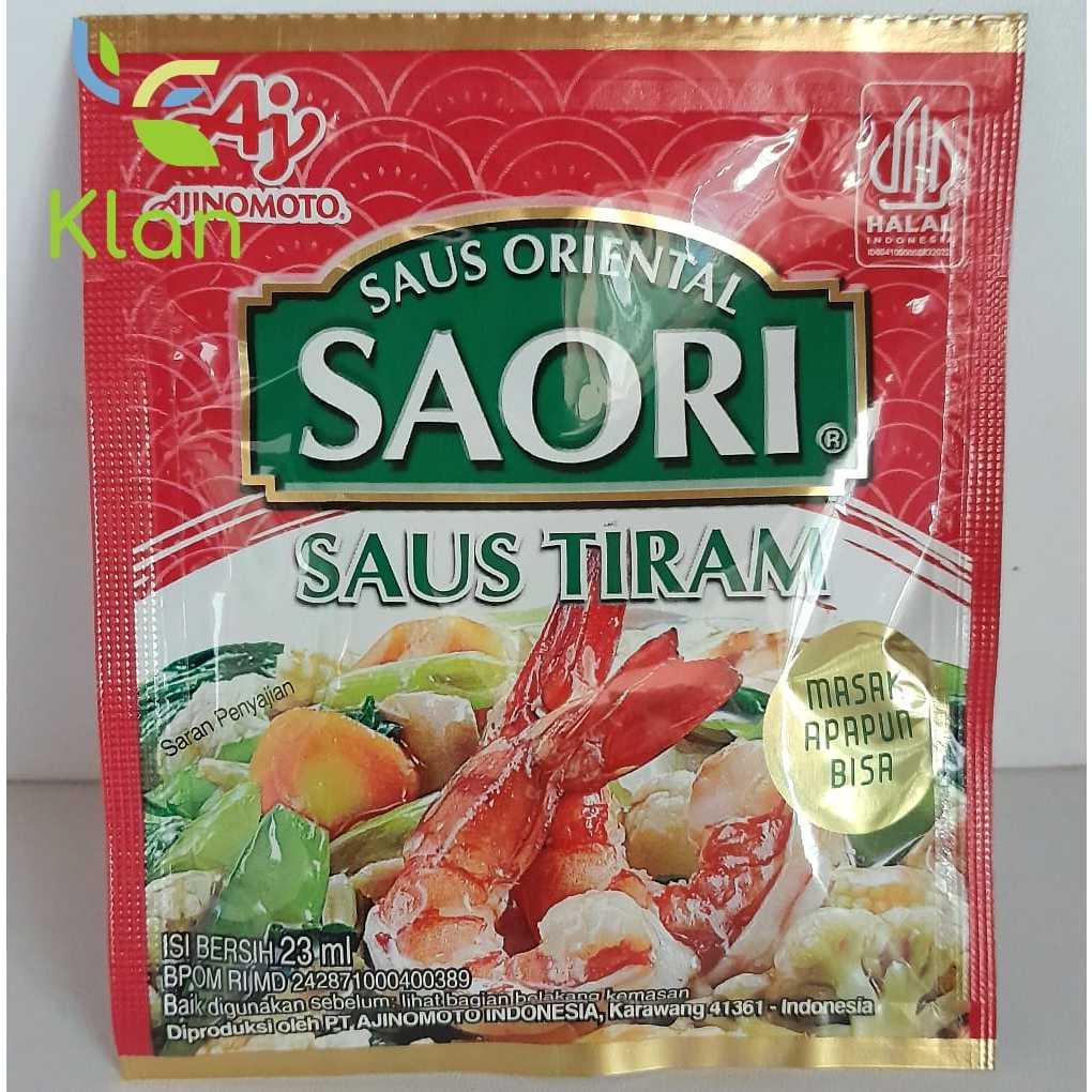 

SAORI SAUS TIRAM SACHET 23ML/ SAOS TIRAM SACHET