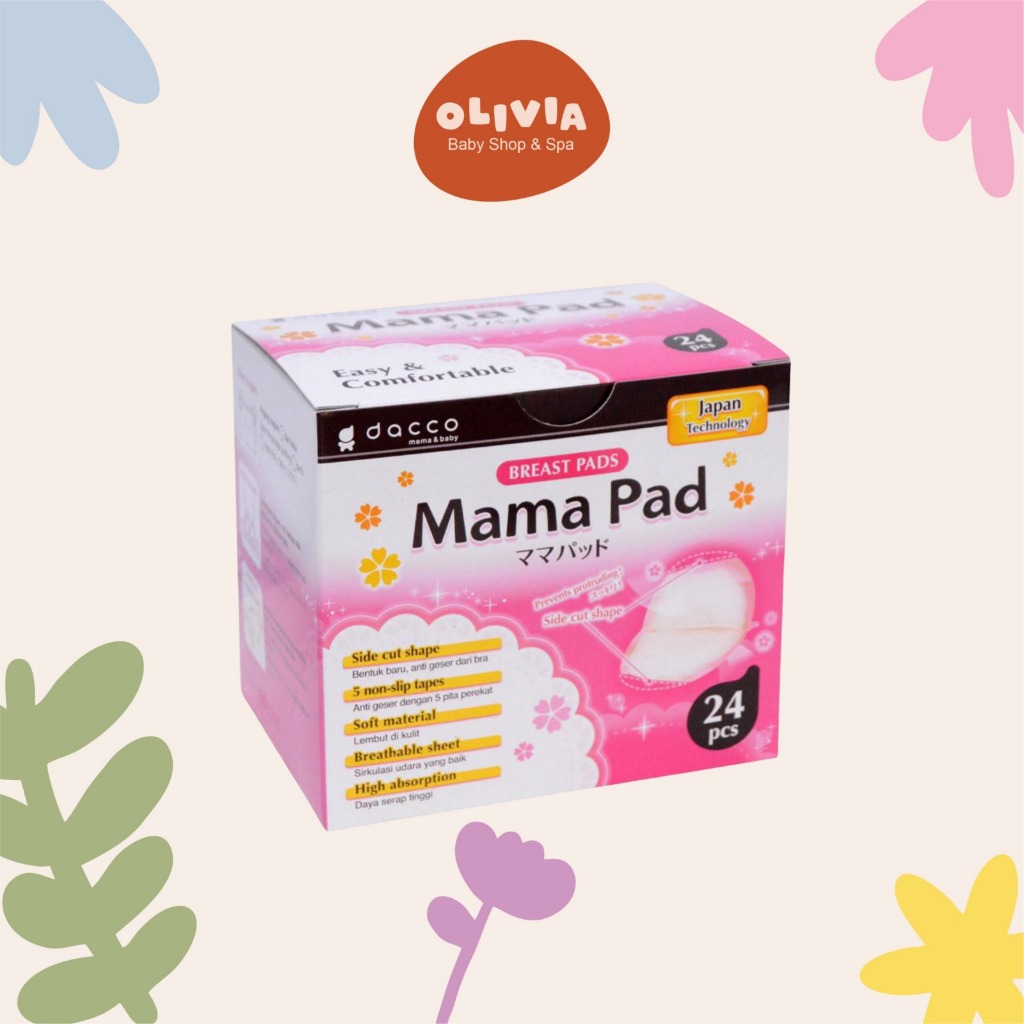 PENYERAP ASI BREAST PAD DACCO MAMA PAD 24Pcs