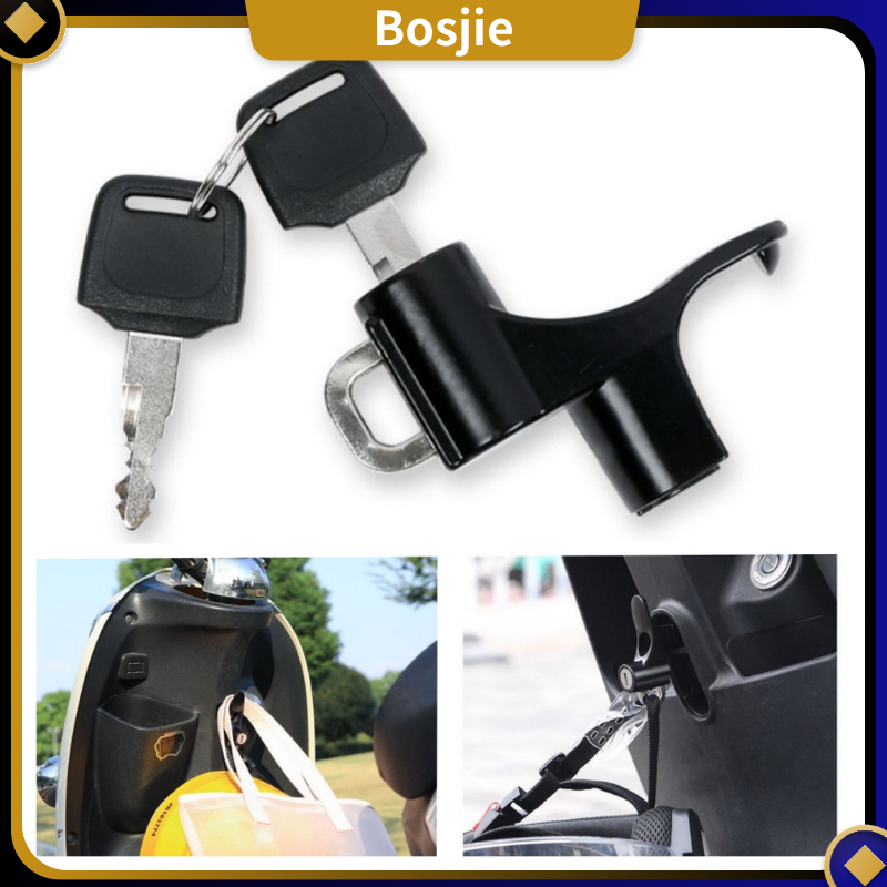 Gembok Helm Anti Maling Gembok Helm Gembok Helm Stang Sepeda Motor Lock Helmet Anti Maling 【Bosjie】