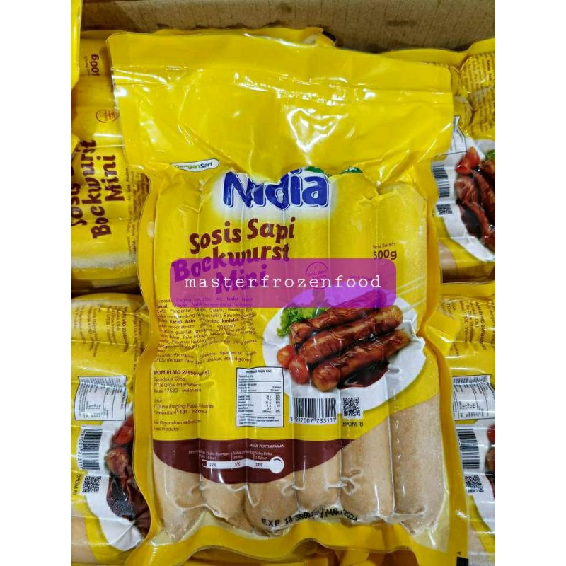

Nidia Sosis Sapi Brokwurst 550 gram