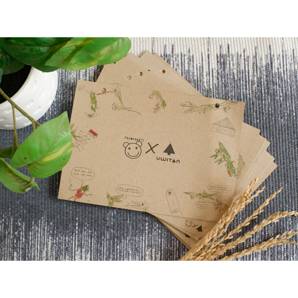 

Kertas Kalender 2024 Ramah Lingkungan (25 x 15cm) - Uwitan x Jason Ranti