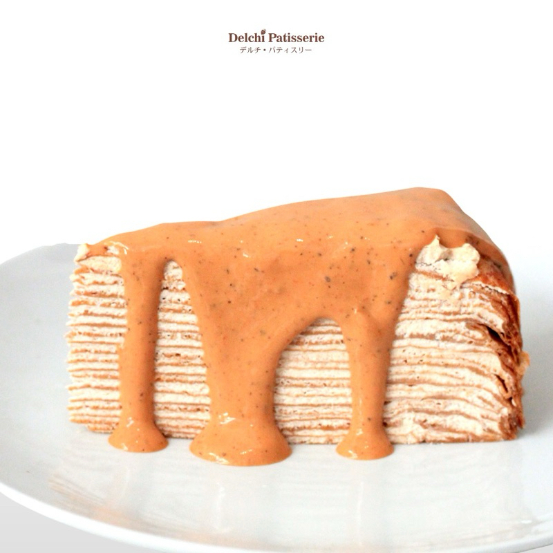 

Full Thai Tea Mille Crepe