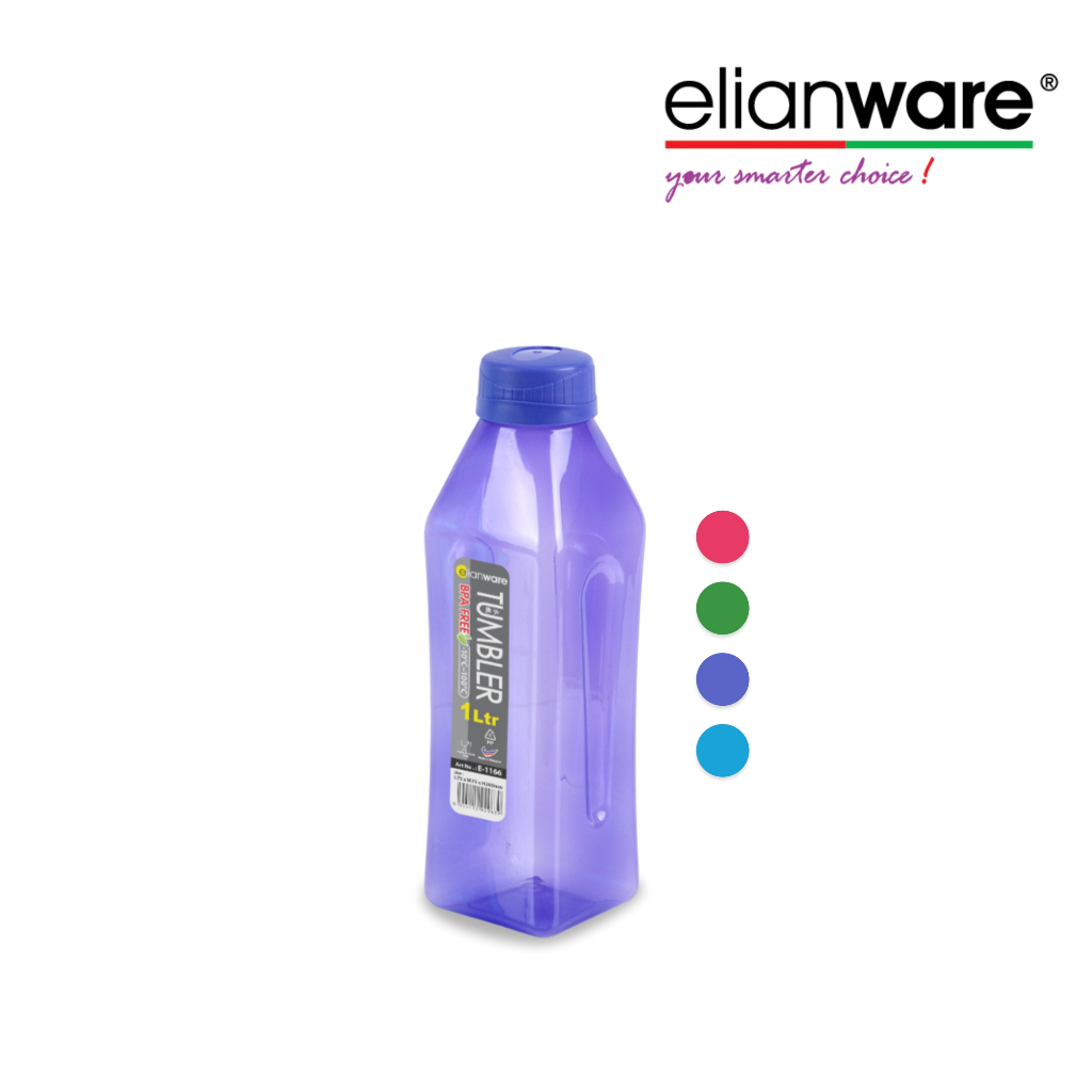 ELIANWARE Botol Minum BPA Free Water Tumbler Bottle, 1000ML , E-1166
