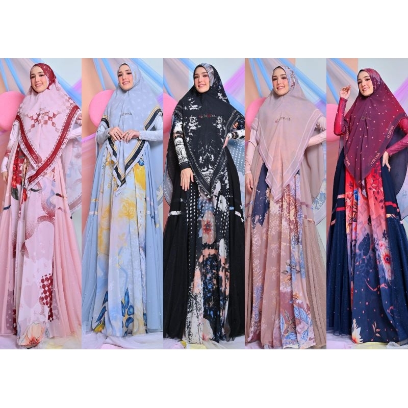New Humaya Series by Eldeena Syari / gamis wanita muslim terbaru 2024 / gamis el deena syari origina