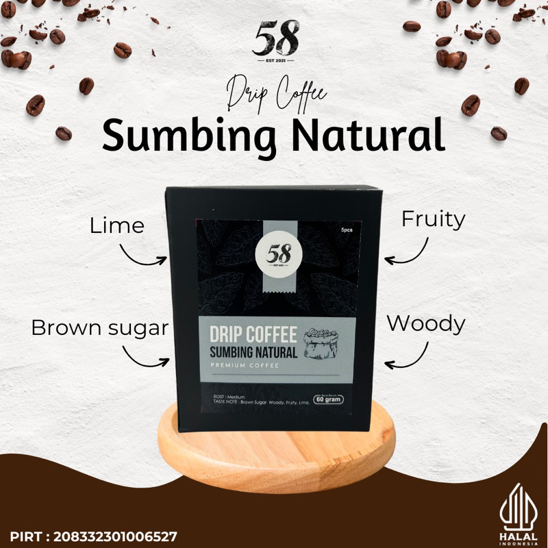 

Drip Coffee Sumbing Natural (1 box isi 5)