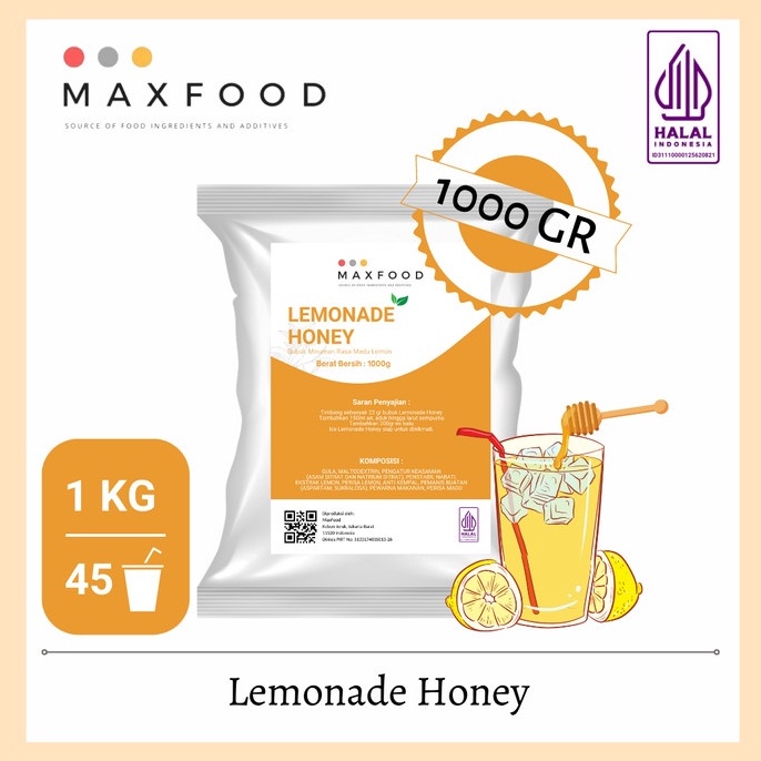 

Terk!!ni 1KG LEMONADE HONEY / BUBUK MINUMAN MADU LEMON Out of Trend