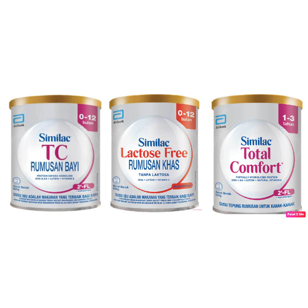 Similac Lactose Free 850G Similac Total Comfort 2-FL 820g Malaysia