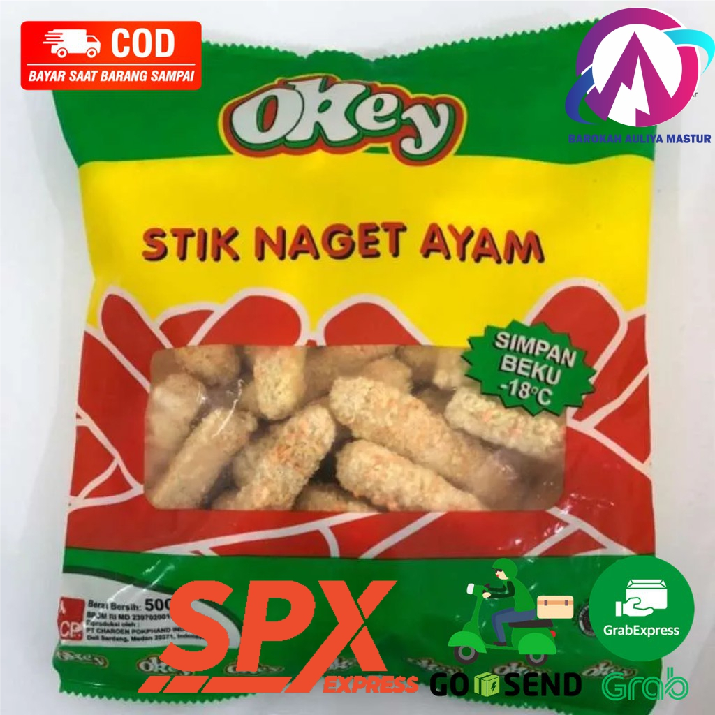 

Stik Naget Nugget Ayam Okey Frozen 500 Gram dan 1 KG Kirim Instan Frozen Food BAM Pasar Online Murah Padang