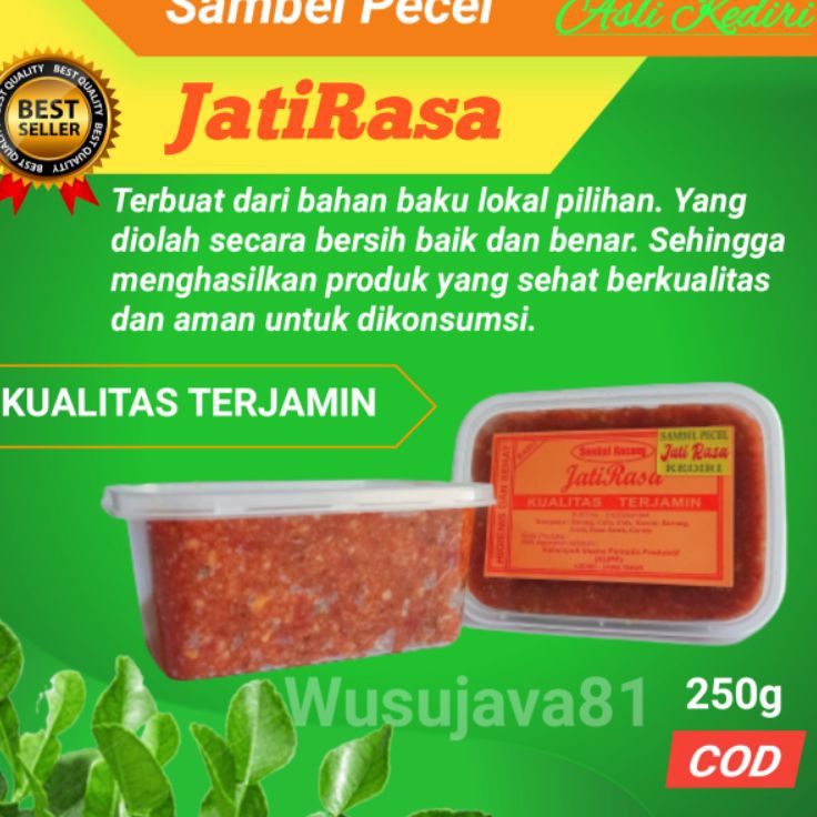 

[KODE PLHKP] SAMBEL PECEL KEDIRI ASLI PEDAS SEDANG KHAS JATIRASA KACANG SANGRAI AK BUMBU SAMBAL SAMBEL PECEL MADIUN BLITAR NGANJUK PONOROGO SINTI KARANGSARI BAGINDO GADOGADO METE MENTE MEDE TERI CUMI 1kg 1000g 500g 250g 200g 100g