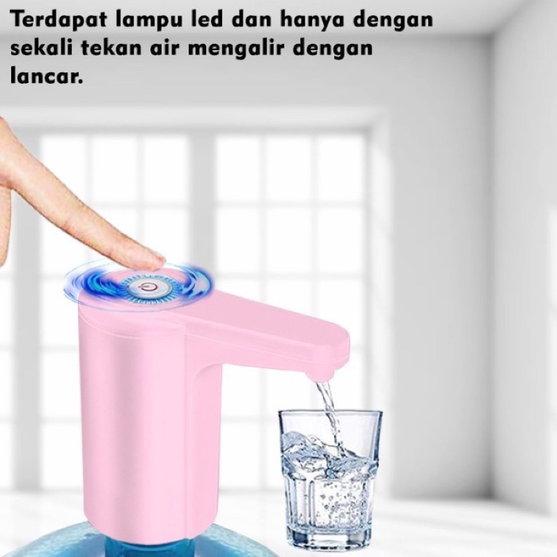 Pompa Air Galon Elektrik USB SX-203 Dispenser Air Galon