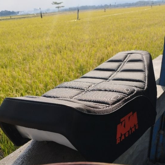 Jok Rx King Ktm kotak kotak Tahu Ktm merah - Jok Rx King KTM Racing