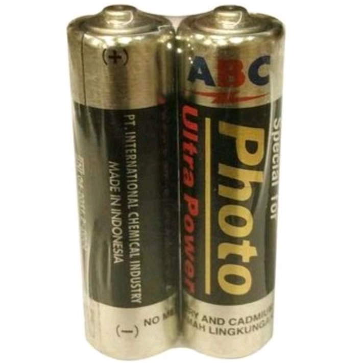 1 Pcs ABC Photo A2 AA Batre Baterai Kwalitas Bagus Tahan Lama Nyala Top Brand