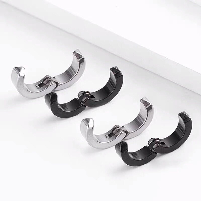 anting magnet pria dan wanita simpel keren bahan titanium