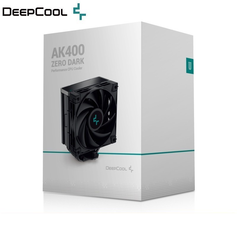 Deepcool AK400 ZERO DARK - CPU COOLER + BRACKET LGA 1700 - ZERO DARK