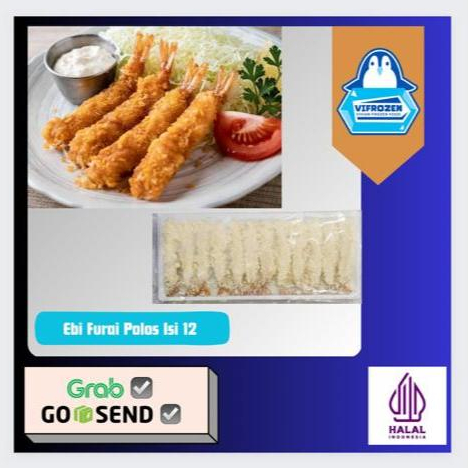 

Ebi Furai Bento Udang Goreng Tepung Shrimp Tempura Ebifurai Jumbo 12 pcs
