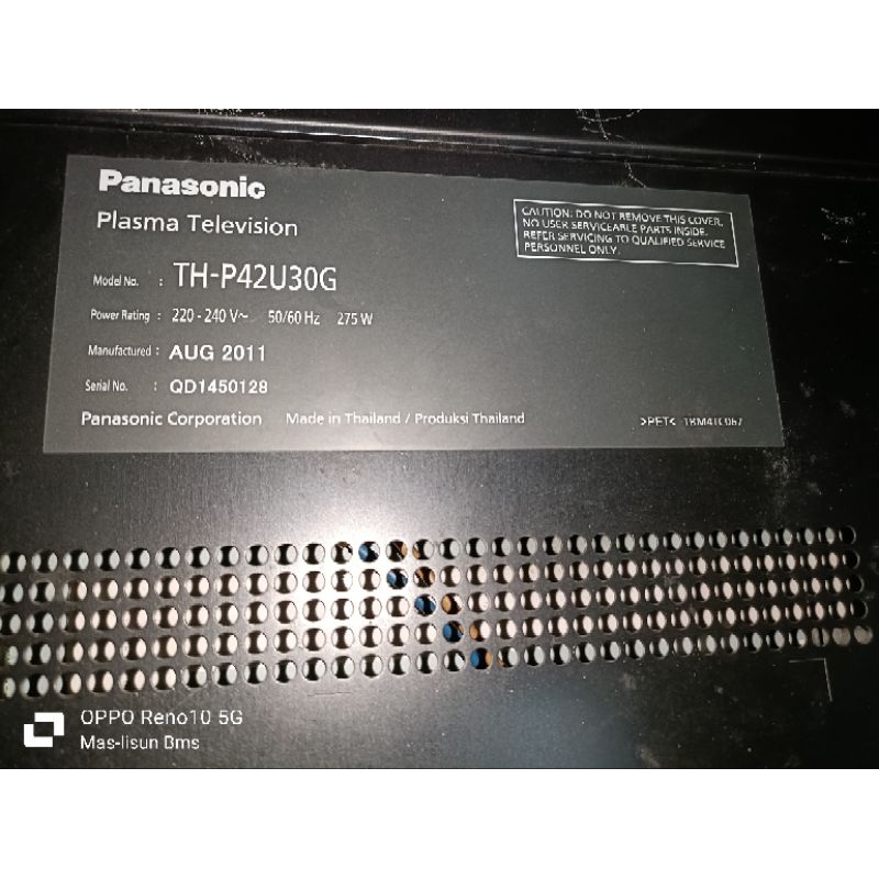 Regulator PSU TV PDP Plasma Panasonic Viera TH-P42U30G P42X30G TH-P42X30K P42U30C MPF6907 PCPF0272. 