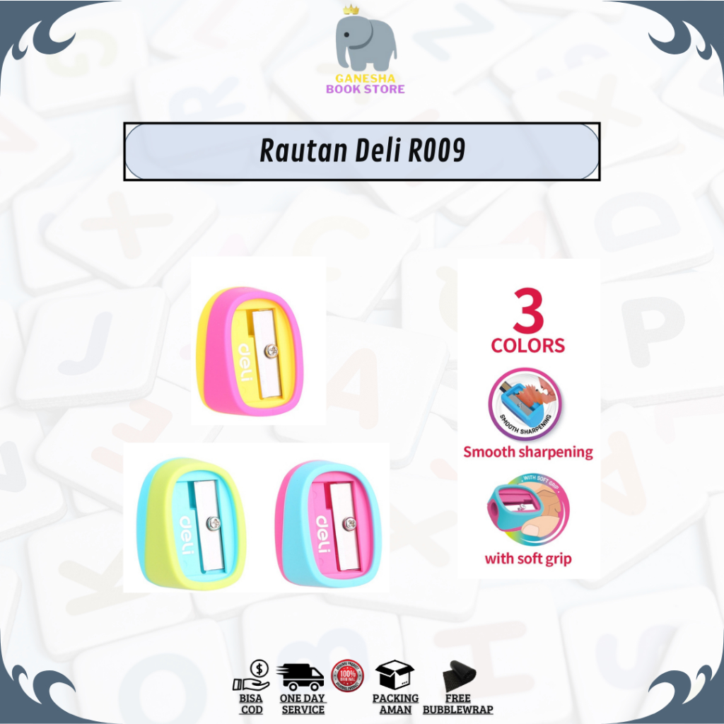 

ATK : Deli rautan pensil satu lubang untuk pensil standar 8mm 3 Warna R003