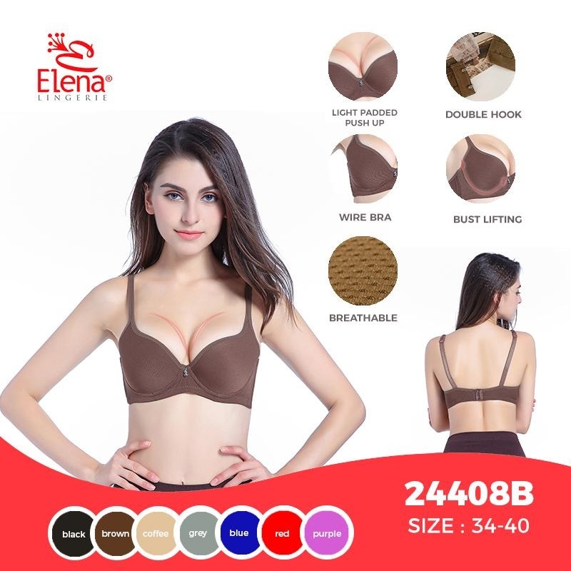 Bra Cup B Berpori - Berkawat - Busa Tipis Elena / BH Breathable Berkawat & Busa Tipis Cup B Elena 24