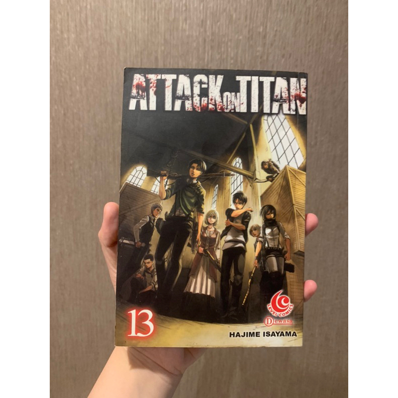 Komik Attack on Titan 13 Stok 1