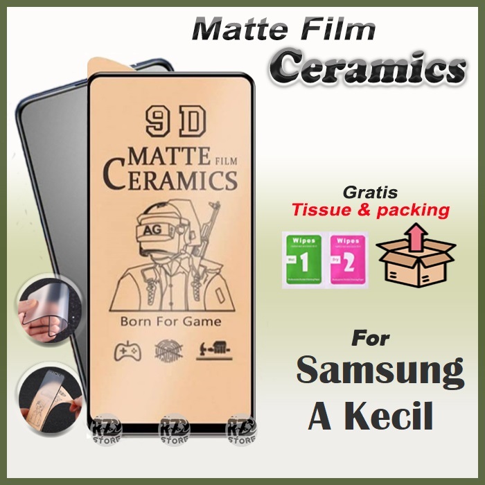 TG ANTI GORES LAYAR CERAMIC MATTE SAMSUNG A3 A5 A6 A7 A8 PLUS STAR 2016 2017 A9 2018 PELINDUNG LAYAR