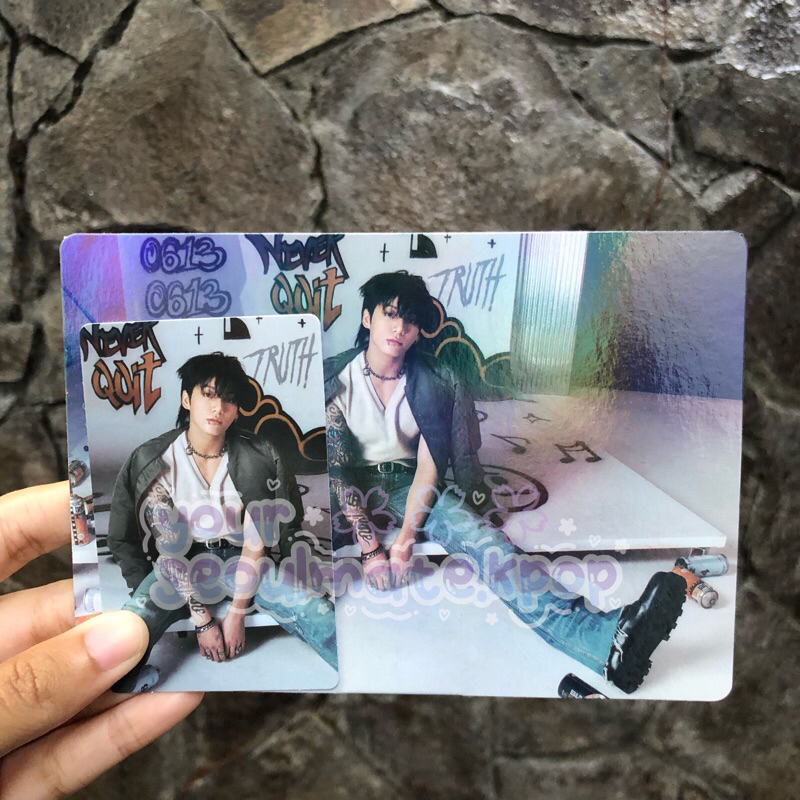 PHOTOCARD POB JUNGKOOK GOLDEN TATTO OFFICIAL
