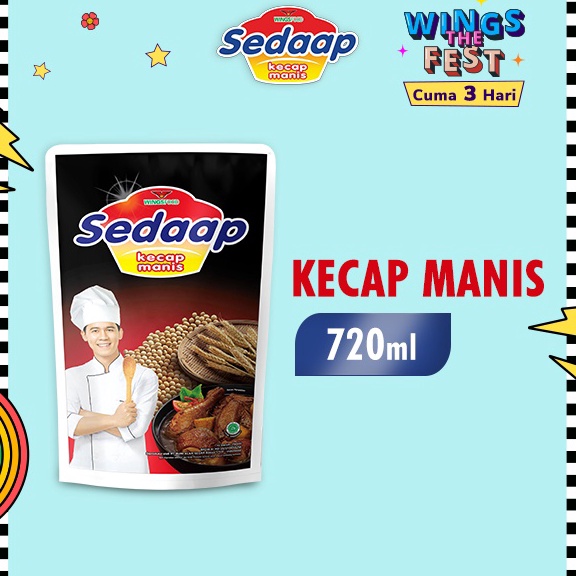 

[♢L1&] Sedaap Kecap Manis Pouch 720 ml Cuci_Gudang