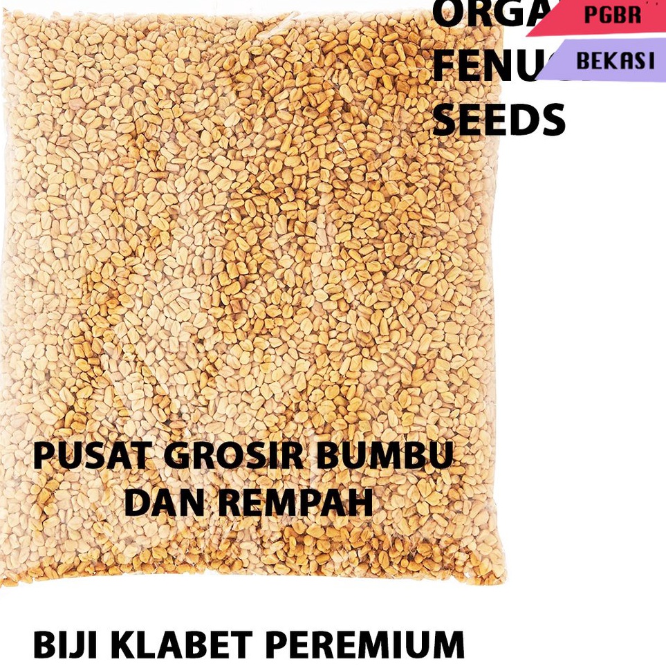 

Super Promo BIji Klabet 1 kg / Halba / Methi Seeds / Fenugreek / Klabet harga grosir / KLABET 1 KG / KLABAT Terkini