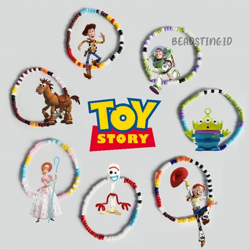 Beads Bracelet Gelang Karakter Toy Story | Toy Story Series