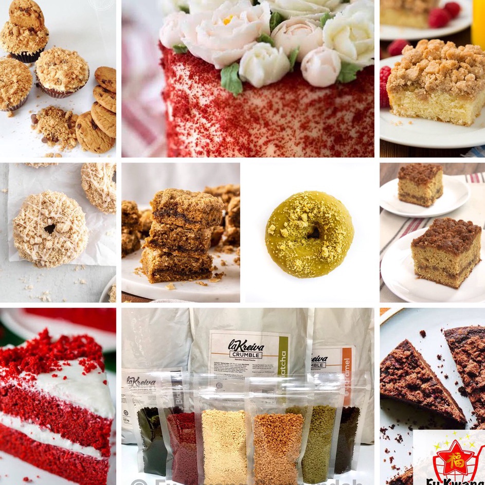 

[KODE GLMEM] La Kreiva Cookie Crumble Crumb Topping 500 gram