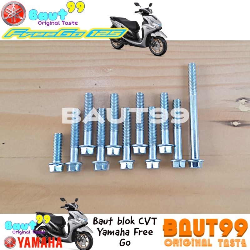 Baut fullset blok CVT Yamaha FreeGo