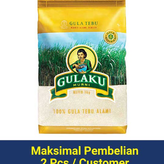 

[KODE LG0J8] GULAKU GULA TEBU KUNING 1 KG