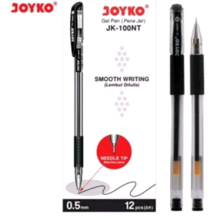 

Readystock (12pcs) Pulpen Gel Joyko JK-100NT