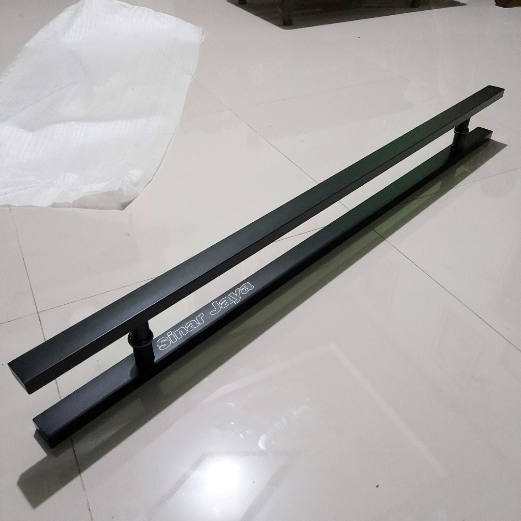 handle pintu panjang 150cm / 200cm gagang pintu stainless baut tembus mewah