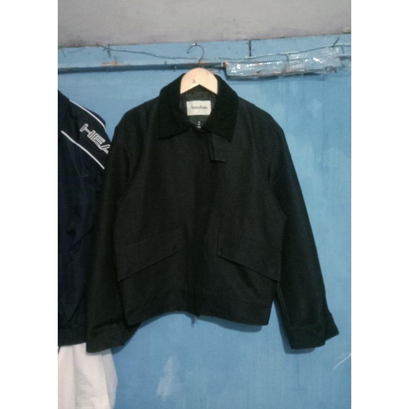 jaket vintage areuban kerah cordu