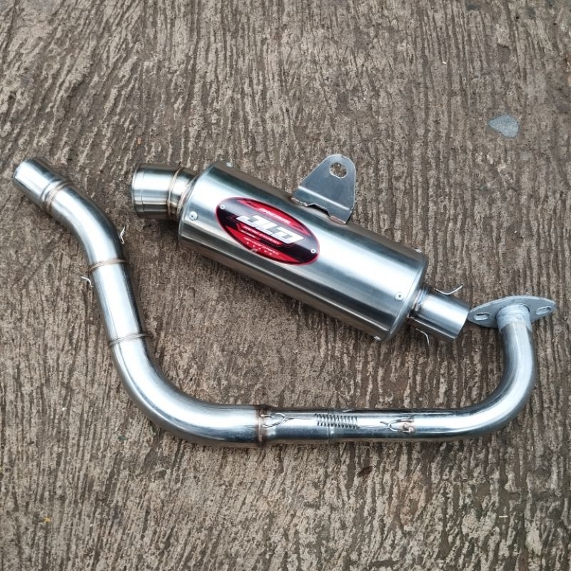 Knalpot racing JLD inlet 38 pnp Mio j, mio m3, mio soul, mio sporty, mio smile, dll