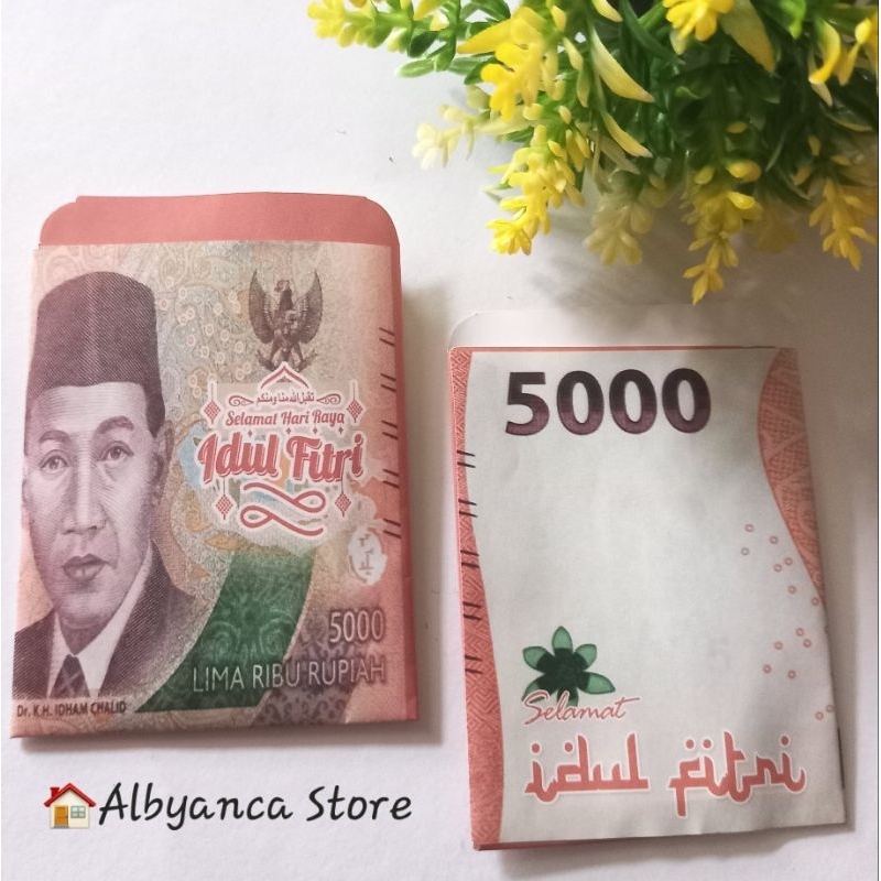 

(1pack isi 10pcs) Amplop Lebaran Motif Uang Size Mini
