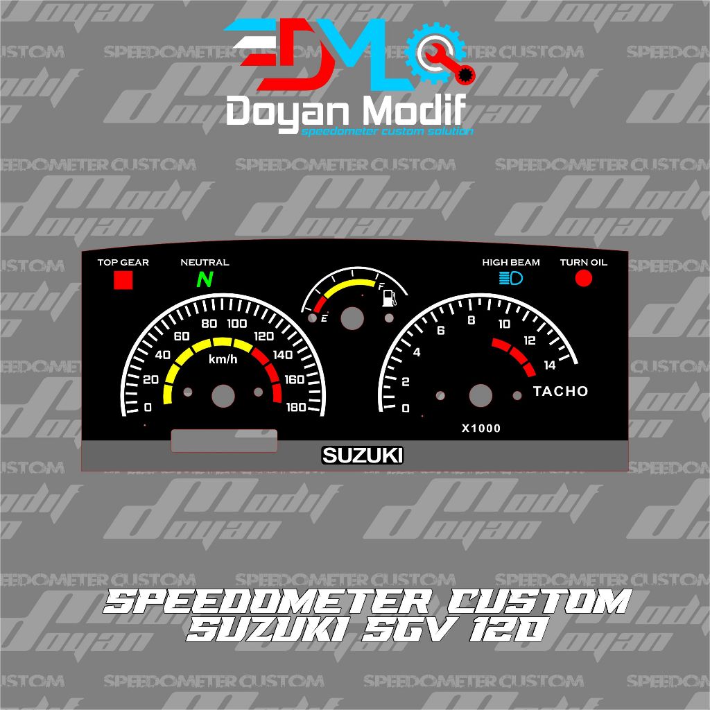 Speedometer Custom Suzuki RGV 2tak