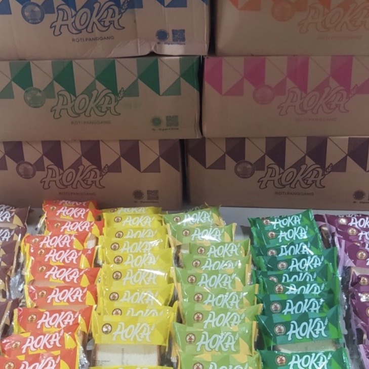 

Terupdate Roti Panggang Aoka DAN Momotaro isi 60 pcs Ready