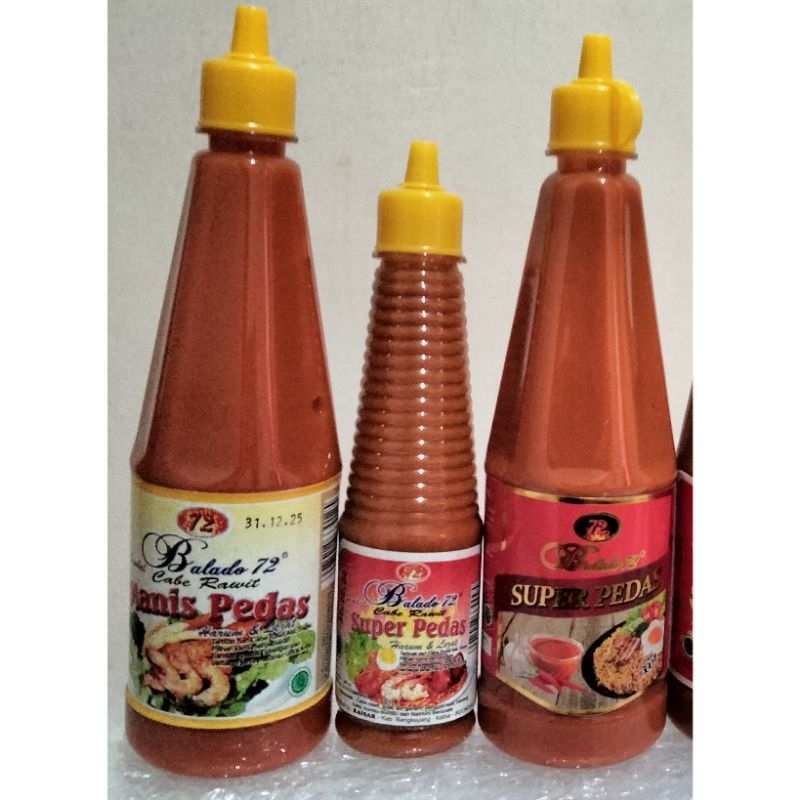 

Sambal Balado 72 / Sambal Cabe Rawit Super Pedas Khas Kalimantan Asli Singkawang / Saus Balado Cabe Rawit / Sambal Kaisar