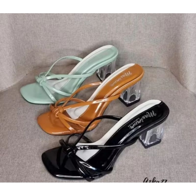 JR 050 heels kaca 7 cm